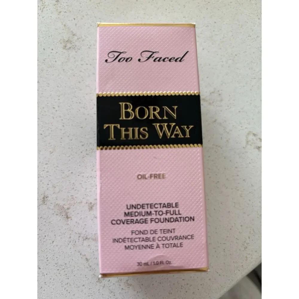 Too Faced Born This Way Oil Free Undetectable Foundation Snow 1.0 Oz 30mL